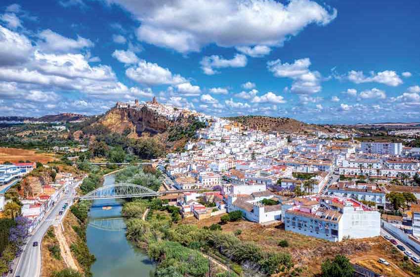 Spagna-Andalusia-Pueblos Blancos-Arcos-de la Frontera-panorama