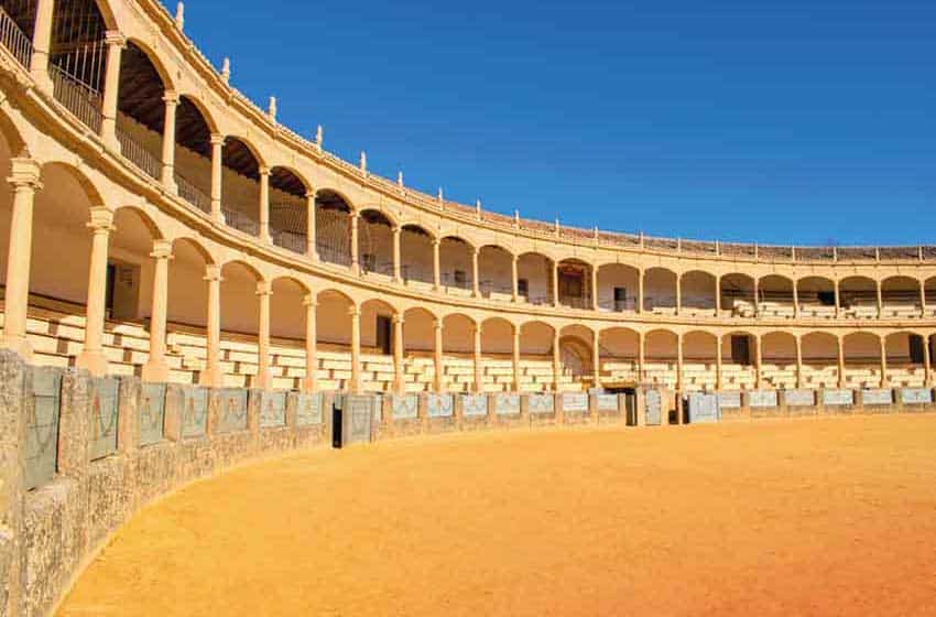 Spagna-Andalusia-Pueblos Blancos-Ronda-arena de toro