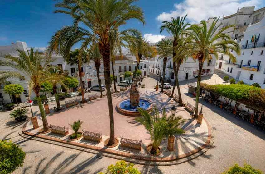 Spagna-Andalusia-Pueblos Blancos-Vejer de la Frontera-Plaza España dall'alto