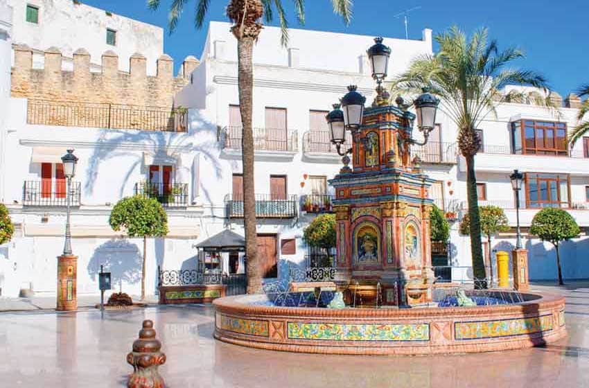 Spagna-Andalusia-Pueblos Blancos-Vejer-de-la-Frontera-plaza de espana